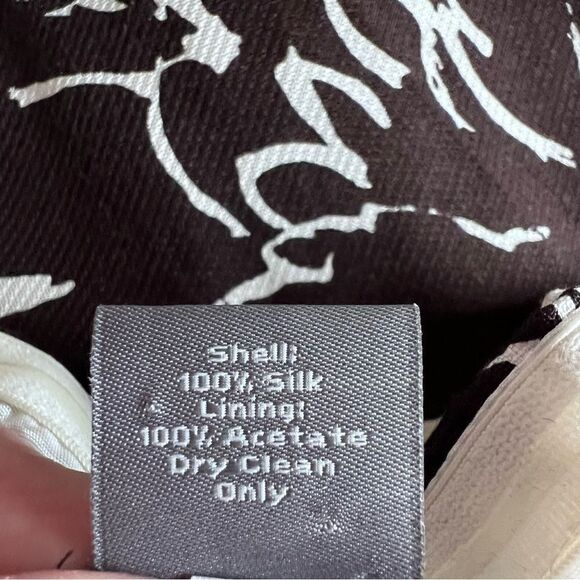 Ann Taylor Silk Halter Dress With Flowers Size 6 - Picture 5 of 5